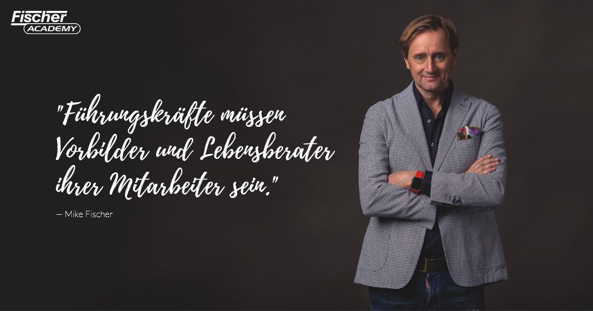 Fischer Academy Unternehmer Mike Fischer Leidenschaftlicher